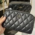 [S] KATE SPADE KA592 CAREY SMOOTH QUILTED MINI CAMERA BAG,BLACK, 196021215223 (SKS589)