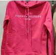 [S] TOMMY HILFIGER LOGO HOODIE JACKET,PINK SPLENDOR, 76J2253-651 [FINAL SALE] (STH298)