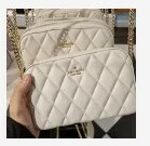 [S] KATE SPADE KA592 CAREY SMOOTH QUILTED MINI CAMERA BAG,PARCHMENT, 196021215230 (SKS611)