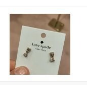 [S] KATE SPADE O0RU1561 READY SET BOW EARRING,CLR/ROSE GOLD, 98686624818 (SKS619)