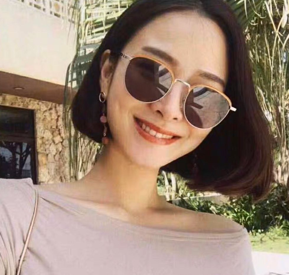 S1407513圓框墨鏡/兩色