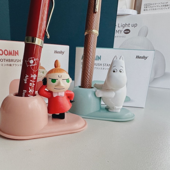 嚕嚕咪 小不點 筆架 牙刷架｜日本moomin
