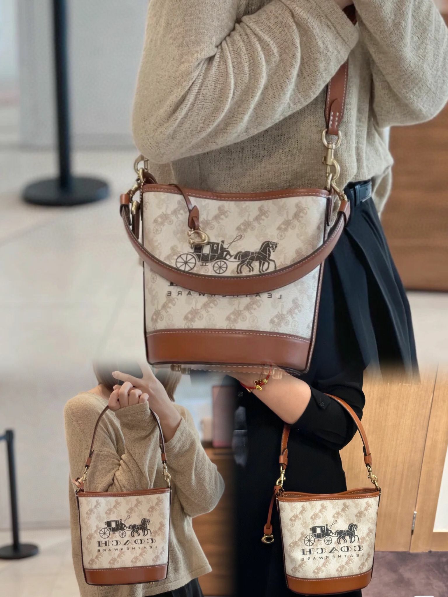 💓Coach 🆕CJ828 Dakota mini水桶包 💓
