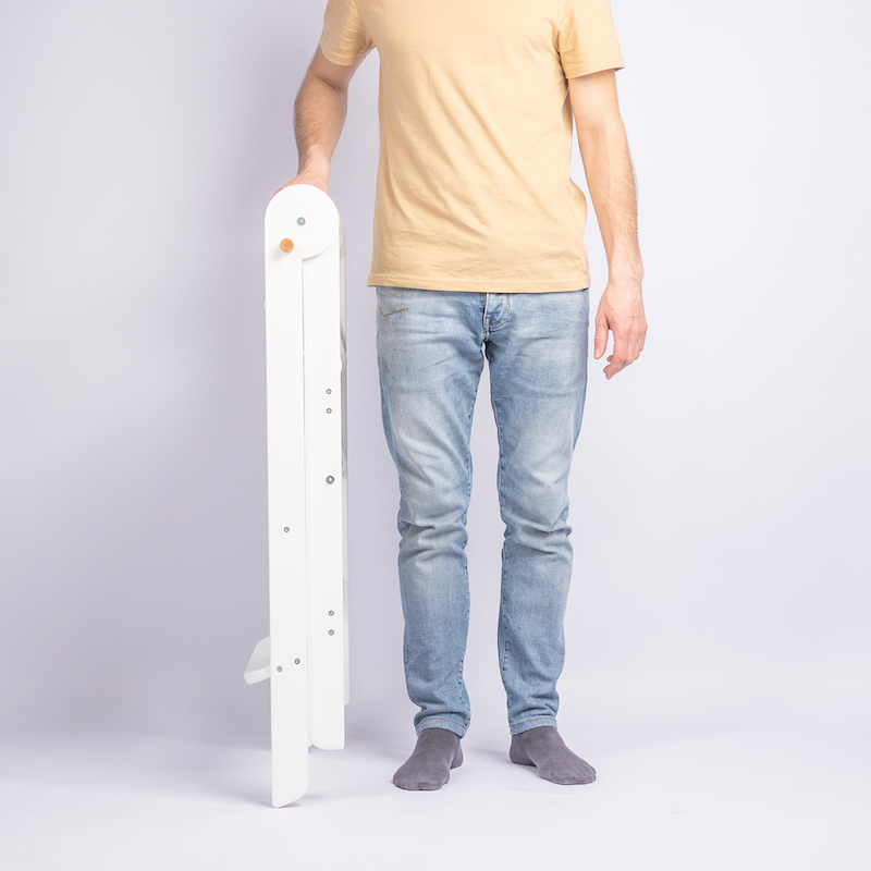 單人款-牛奶白 | PEAK旗艦款兒童學習梯