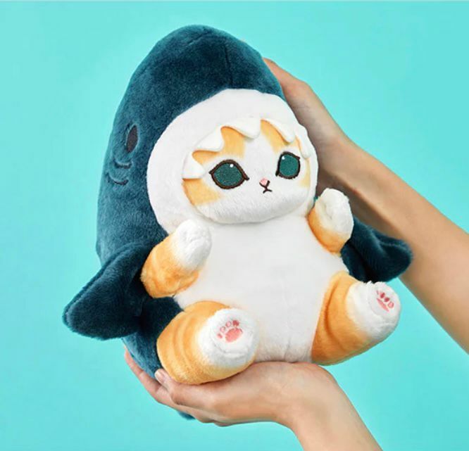 Mofusand 4月新款F 鯊魚貓公仔大