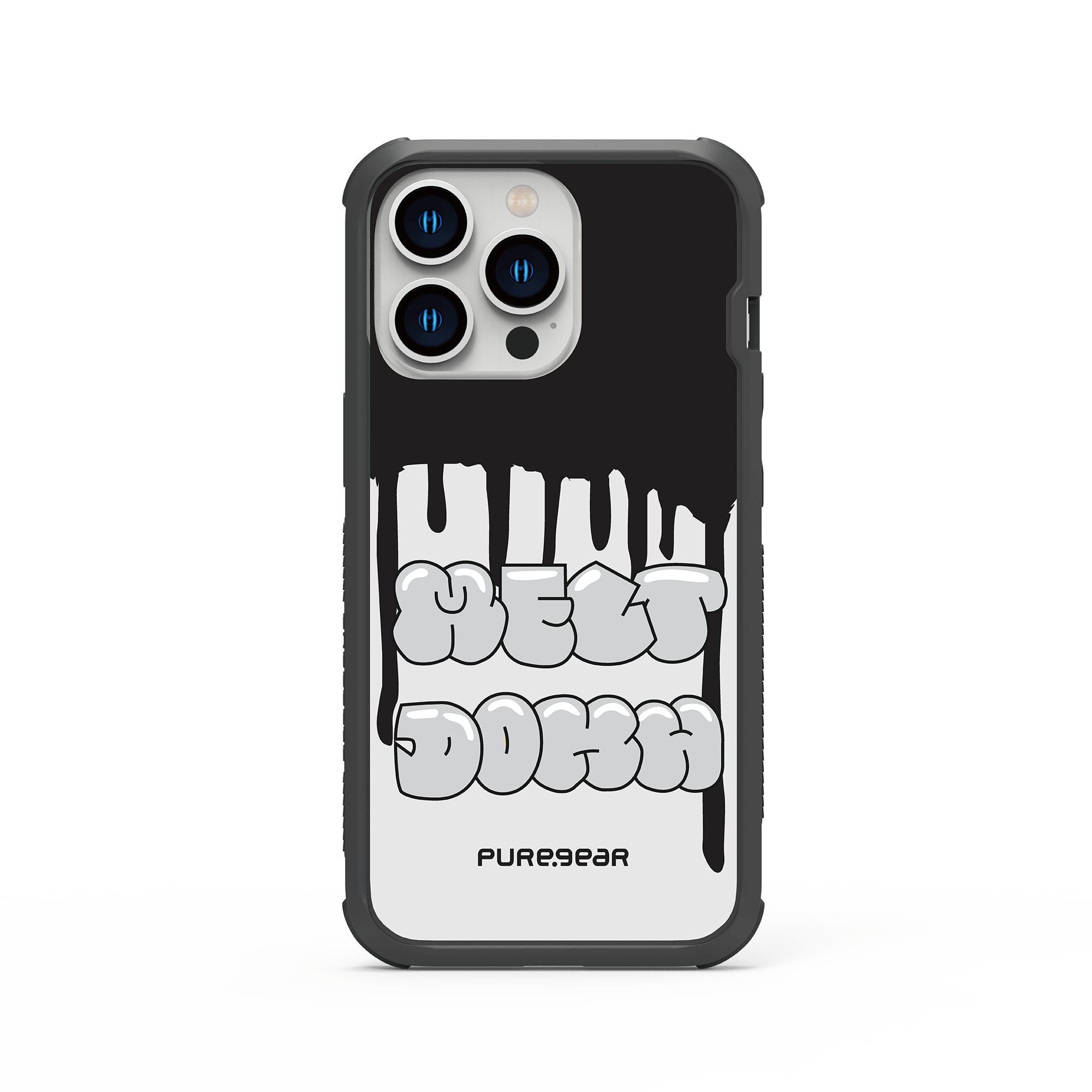 iPhone 13/12/11 輕坦克防摔手機殼 / 油漆 (塗鴉拼貼)