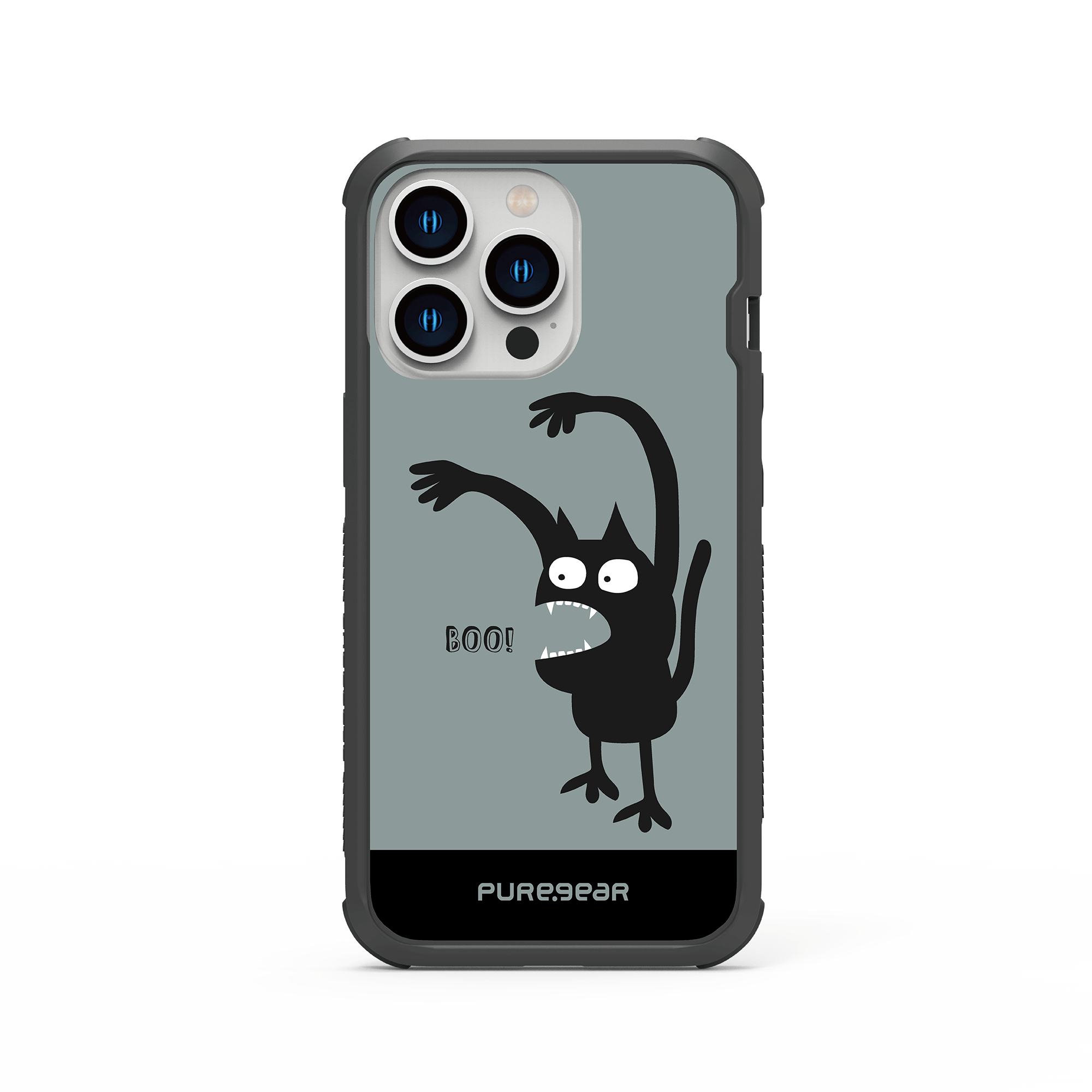 iPhone 13/12/11 輕坦克防摔手機殼 / 小惡魔 (塗鴉拼貼)