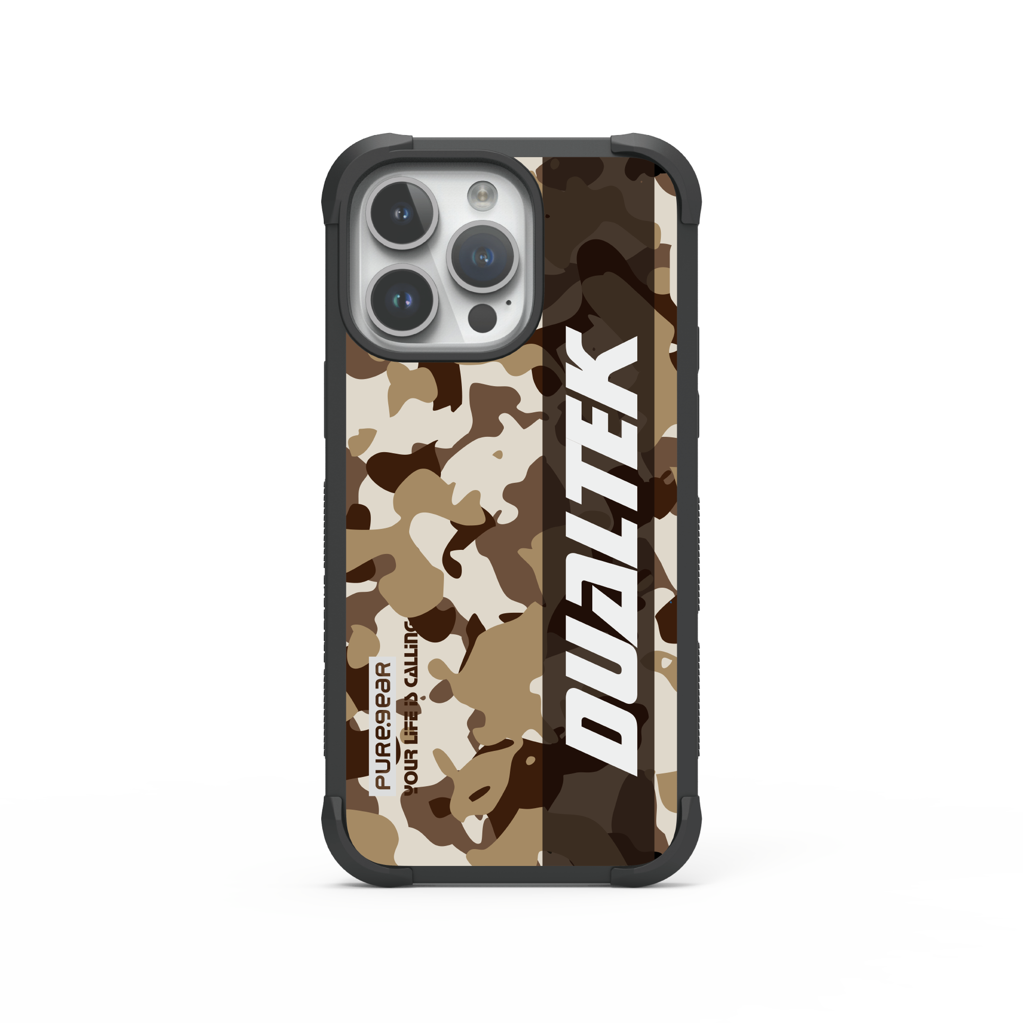 iPhone 坦克軍規防摔手機殼 / 沙漠迷彩 (迷彩風格)