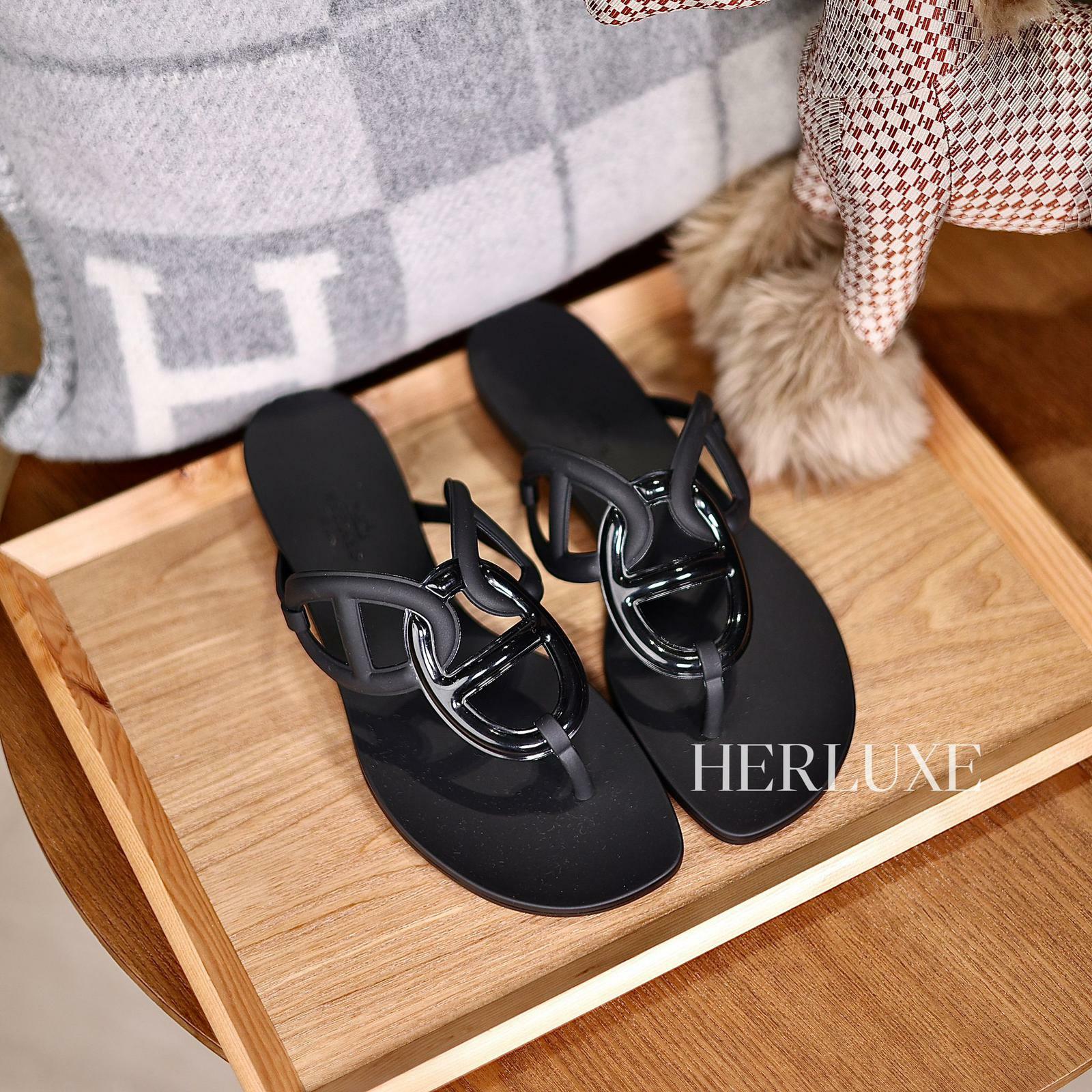 Egerie sandal 89 noir TPU  (可預訂鞋碼)