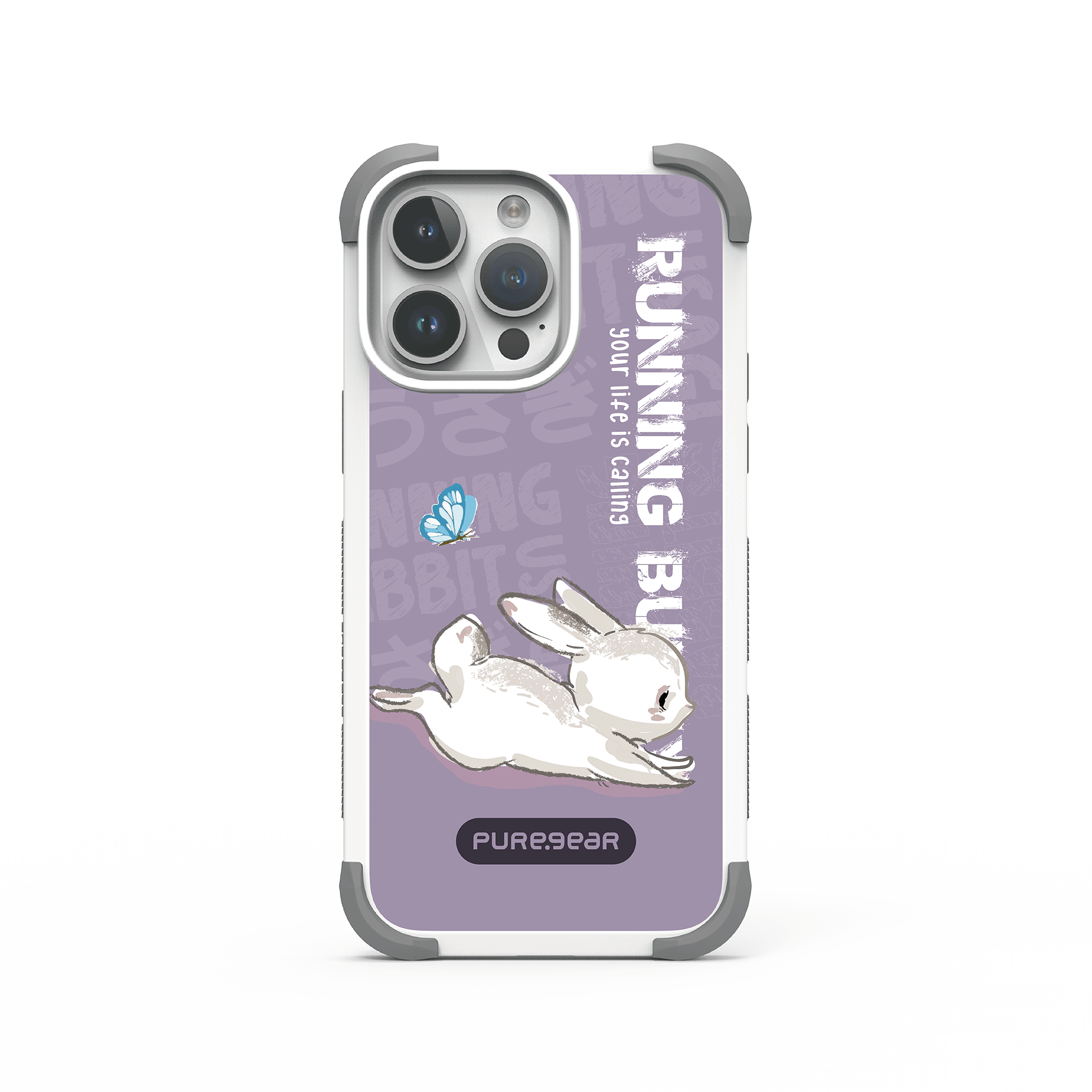 iPhone 坦克軍規防摔手機殼 / 愛跑兔 (可愛兔兔)