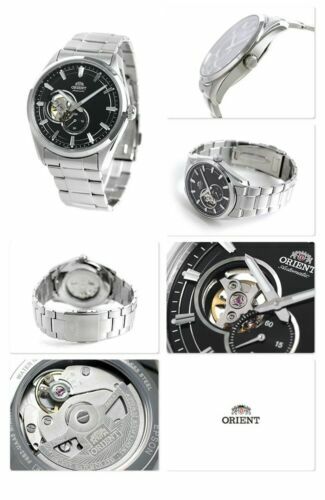 東方Orient  Contemporary RN-AR0001B 黑色 / RN-AR0002L 藍色  JDM 40.8 mm 半鏤空藍寶石水晶自動上鍊男士腕錶   (Parallel imported product)