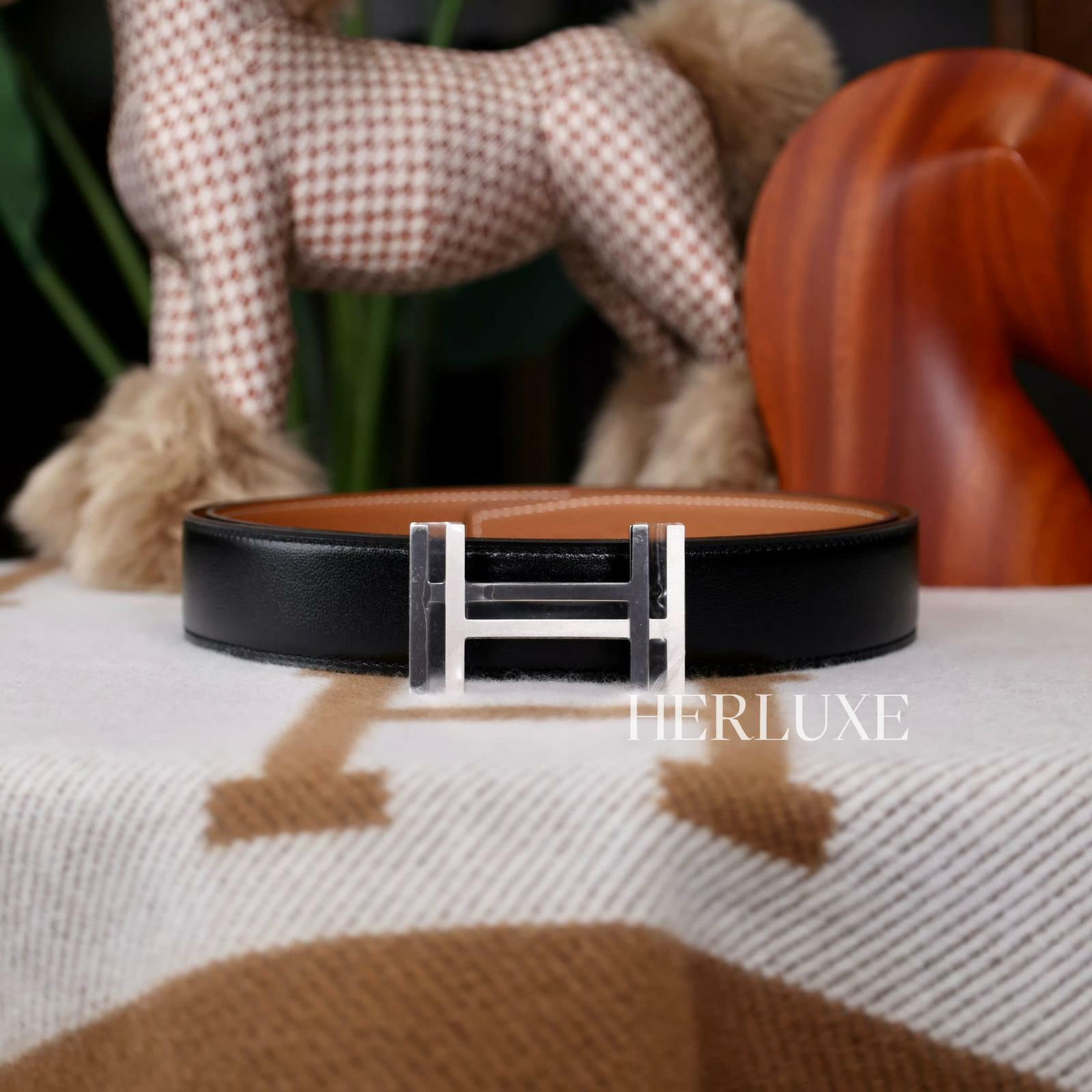 H au carre belt 32mm CK (可選擇皮帶顏色及長度)