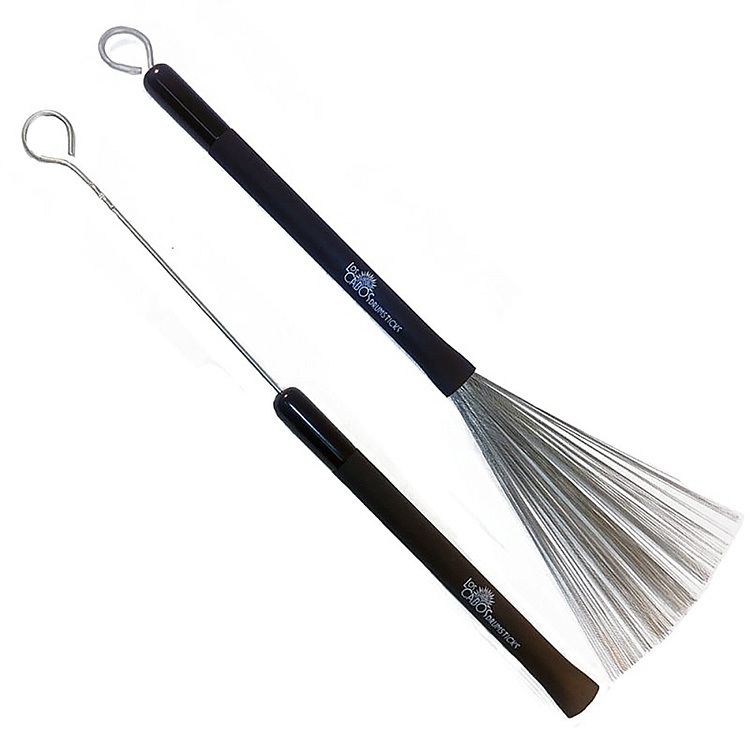 【4-3】[Los Cabos]可伸縮金屬刷-橡膠柄