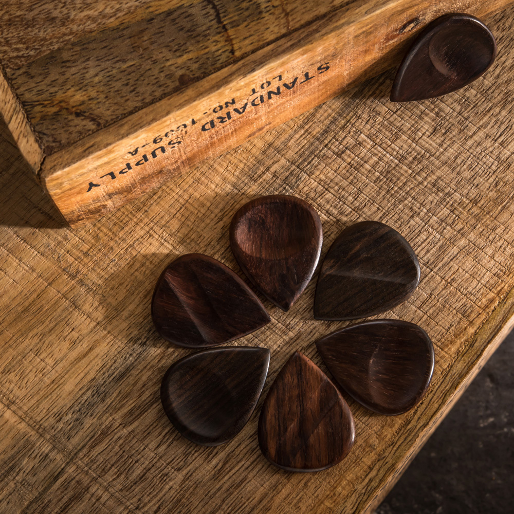 【1-3】[JohnPearse] 手工PICK 玫瑰木 10個/包 (不散出)