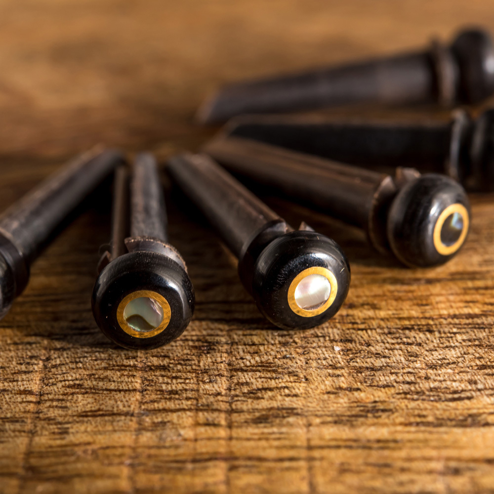 【1-3】[JohnPearse] 止弦釘 水牛角 Horn 附真皮皮套