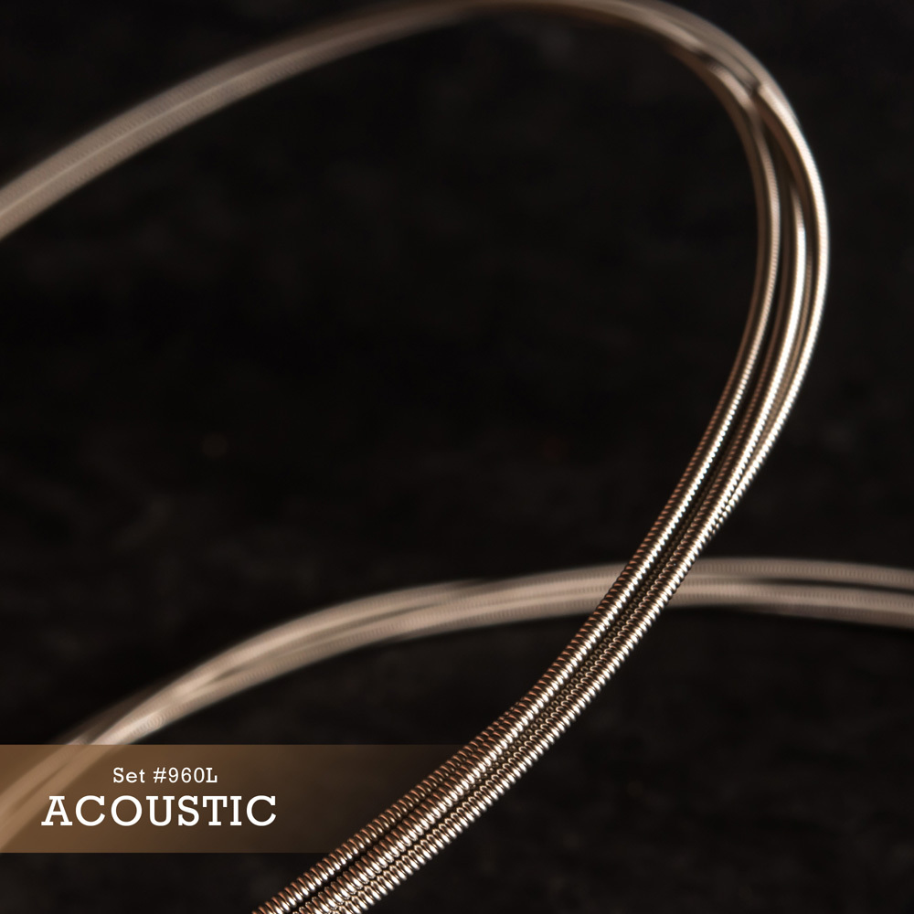 【1-3】[JohnPearse] 木吉他 純鎳弦 960L (12-54)