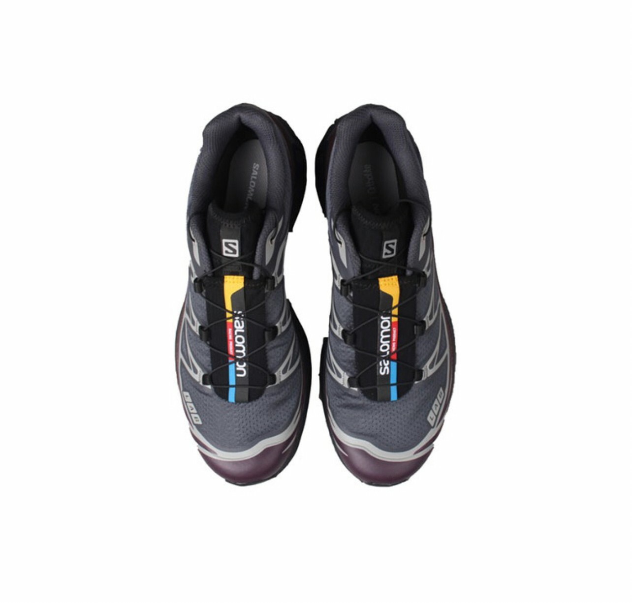 代購 Salomon XT-6 復古 機能 戶外功能鞋 潮流 跑步鞋 登山鞋 黑紫 APR-