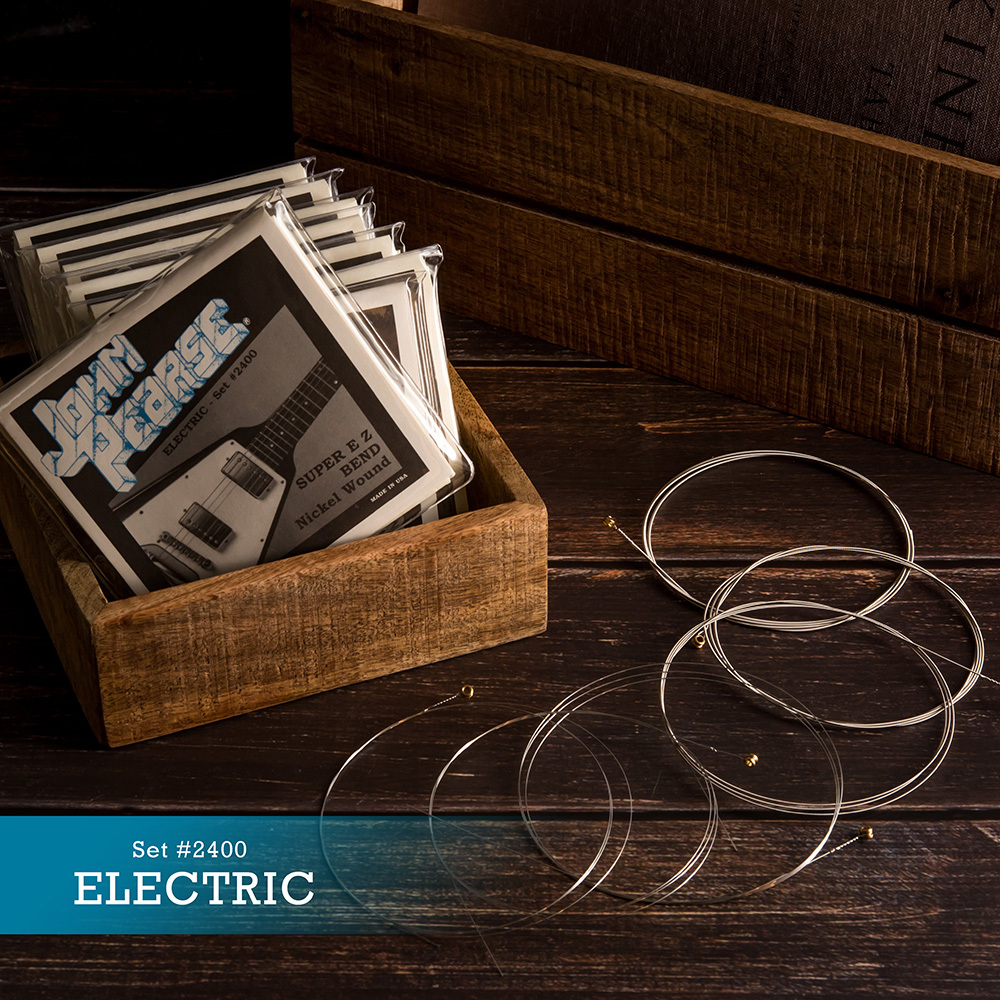 【1-4】[JohnPearse] 電吉他弦 鎳纏繞繞弦 2500(10-46)