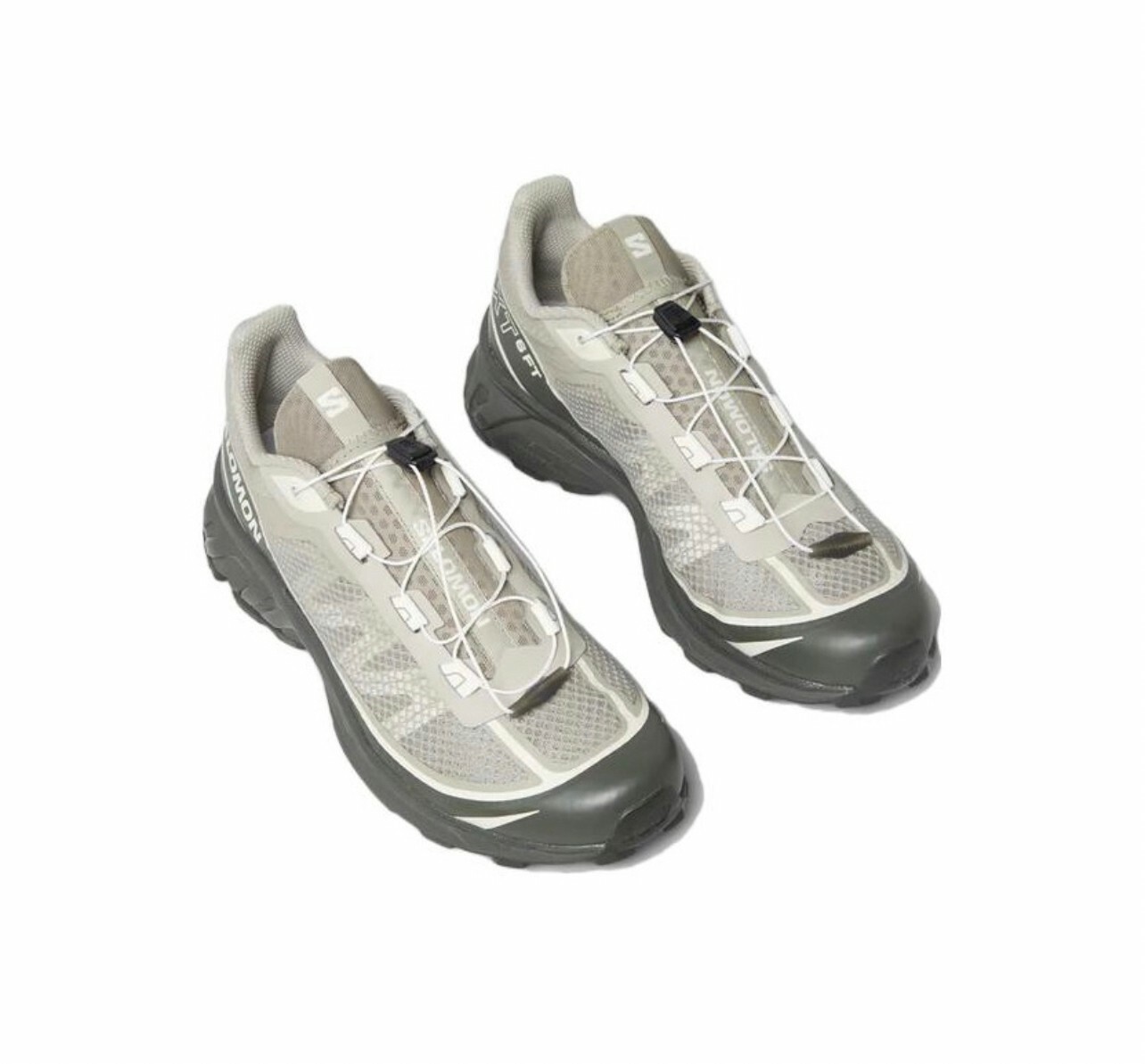 代購 Salomon XT-6 復古 機能 戶外功能鞋 潮流 跑步鞋 登山鞋 卡其灰 APR-