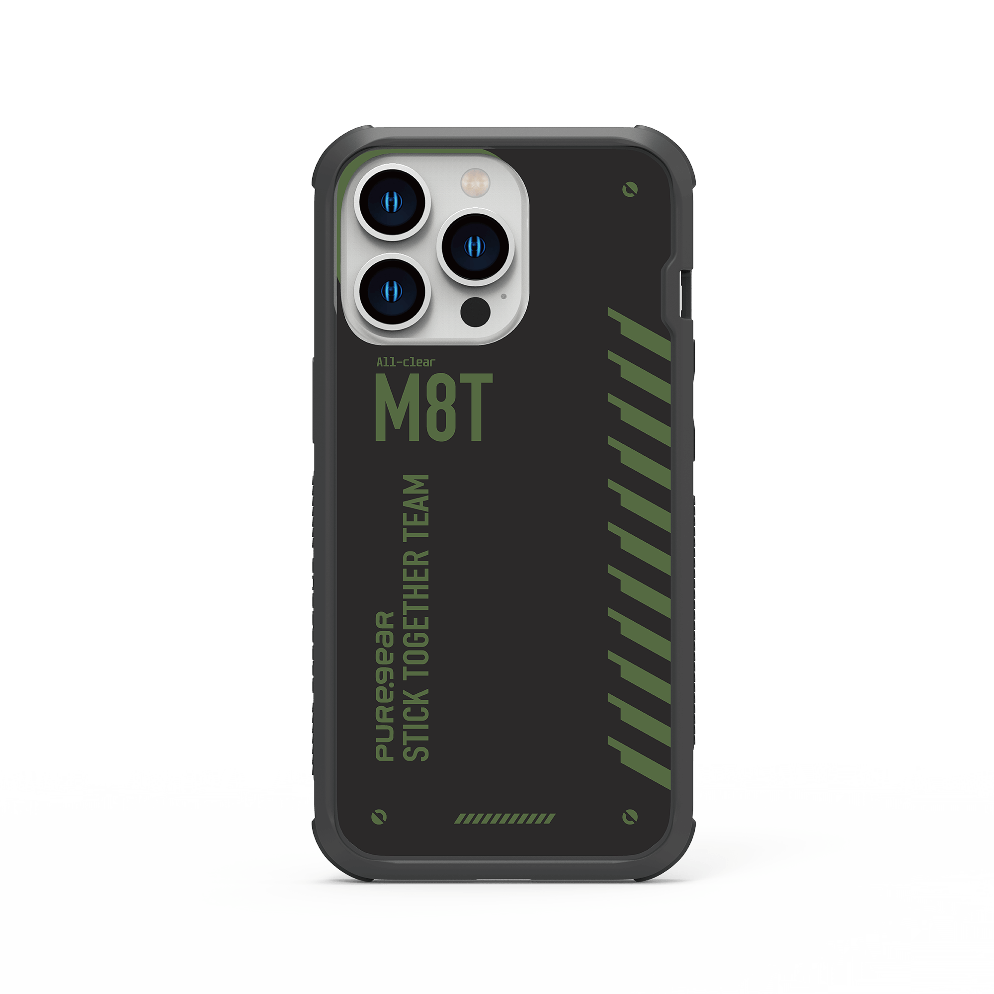 iPhone 13/12/11 輕坦克防摔手機殼 / M8T軍事綠 (就是帥)