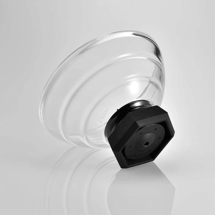 日本HARIO萬古燒陶瓷飯釜連玻璃蓋 1~2人用 -GNR-150-BW