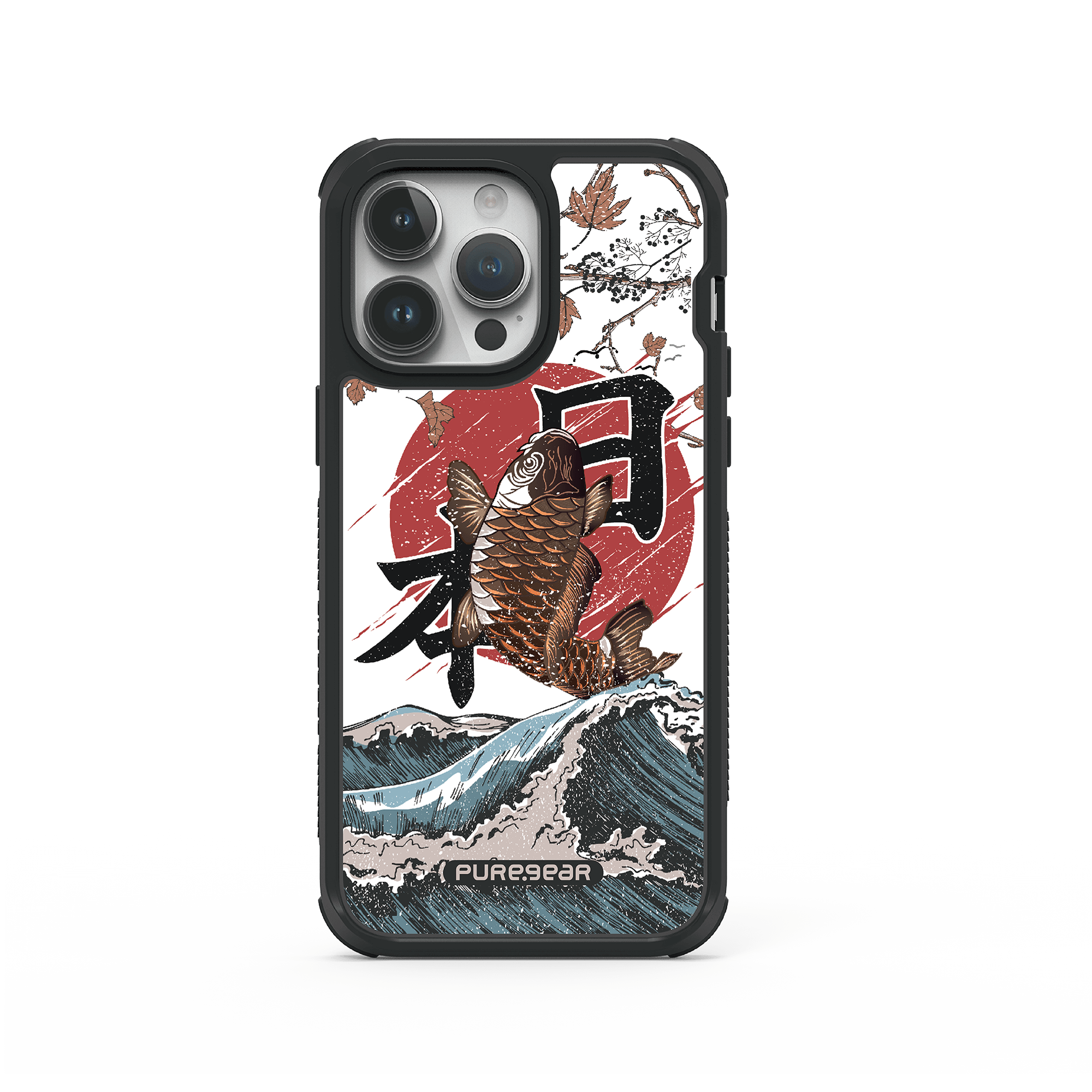 iPhone 14 輕坦克防摔手機殼 / 紅鯉 (彩繪風格)