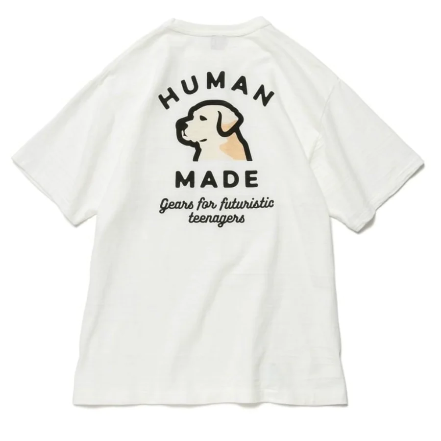 Human Made SS22 Dog T-Shirt White (HM23CS024)