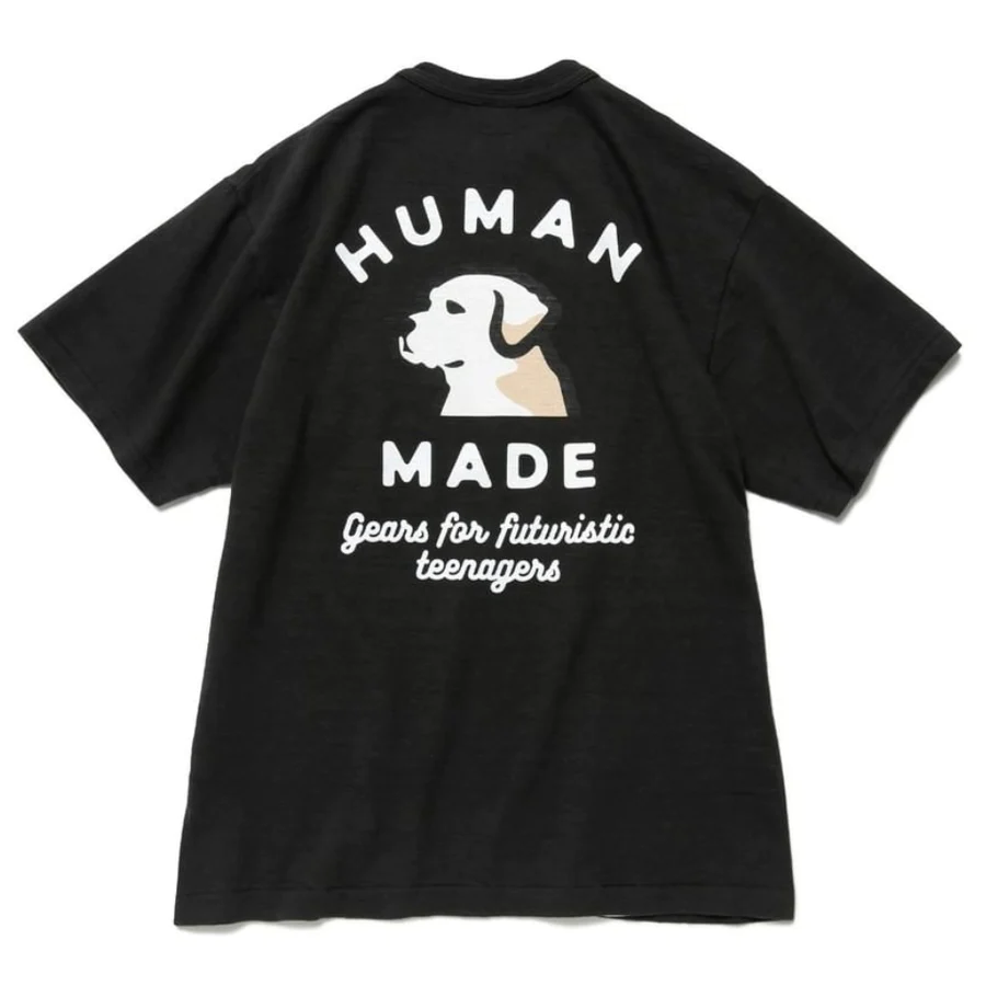 Human Made SS22 Dog T-Shirt Black (HM23CS024)