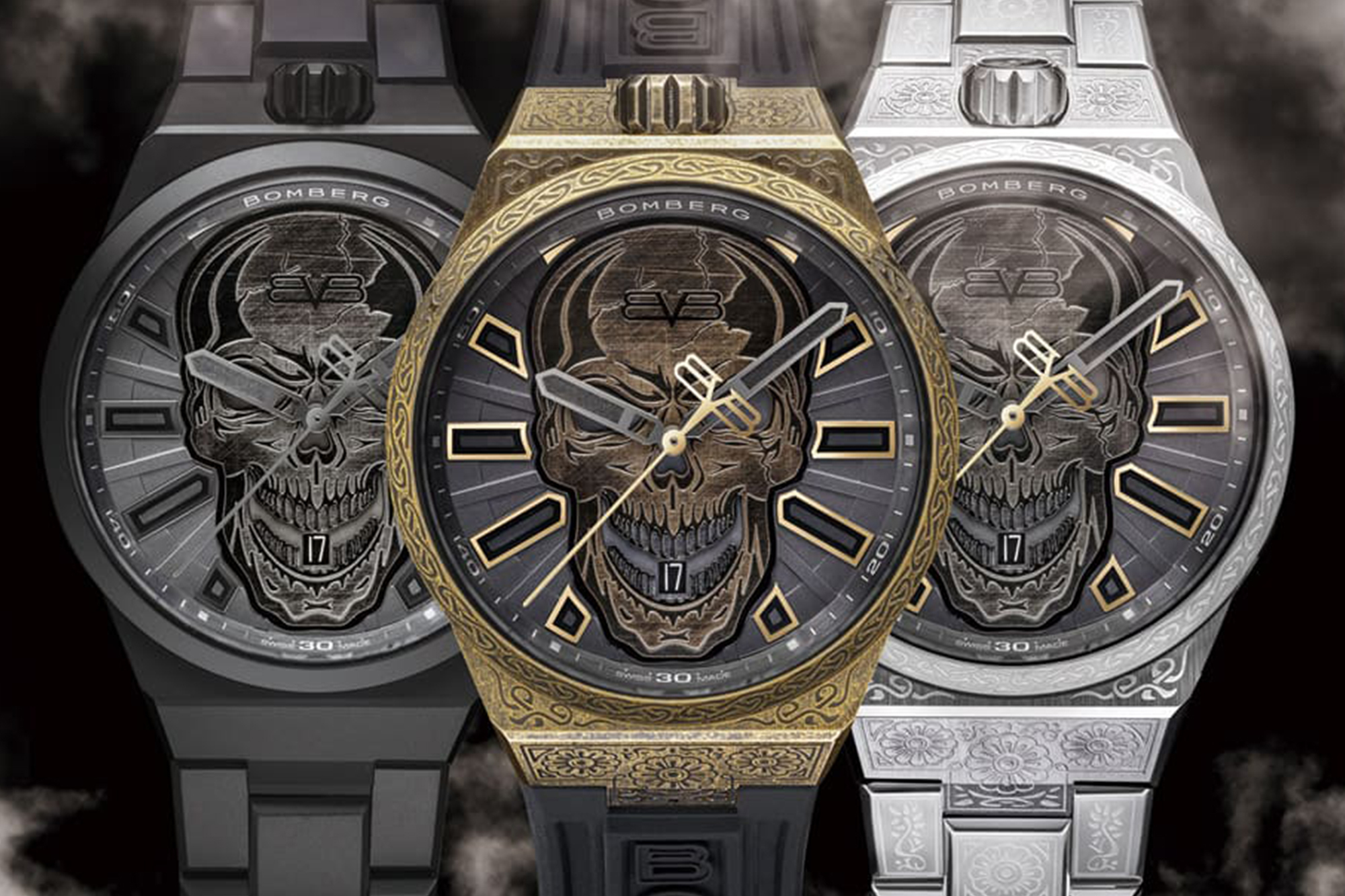 BOMBERG,炸彈錶,10周年,骷髏,機械錶