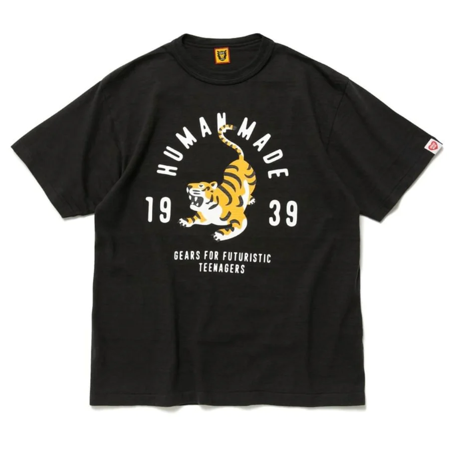 Human Made FW22 Tiger T-Shirt Black (HM24TE003)