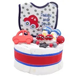 Q版車車尿片蛋糕