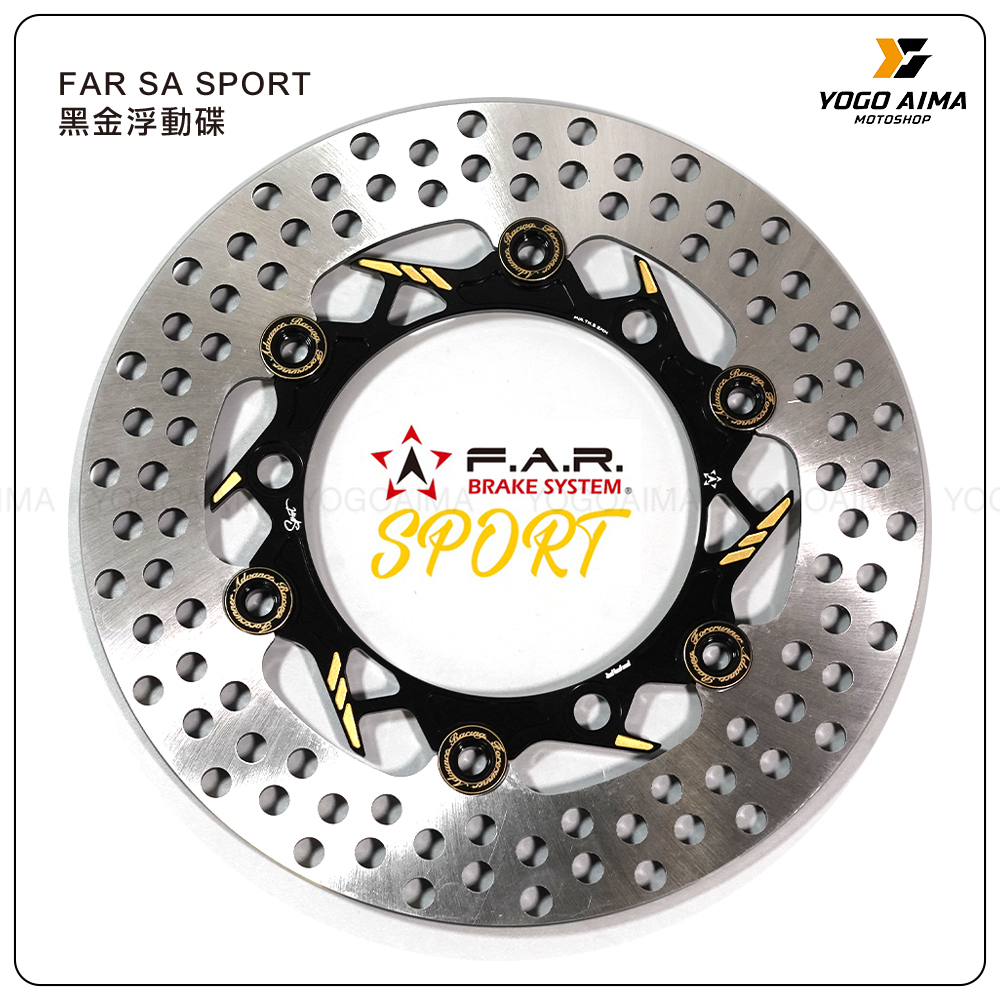 FAR SA SPORT 黑金 浮動碟