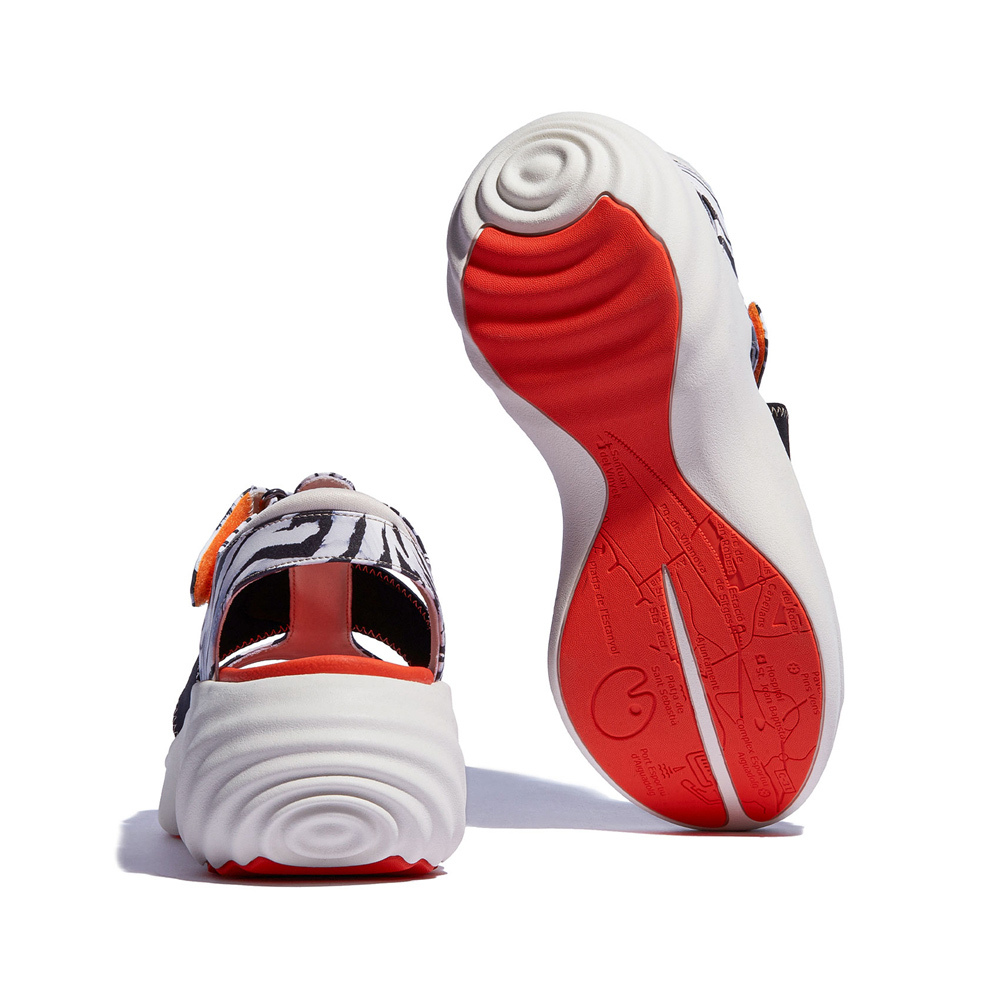 【 Uin 】西班牙原創設計 | 黑白豹紋 女鞋 彩繪鞋 休閒鞋 懶人鞋