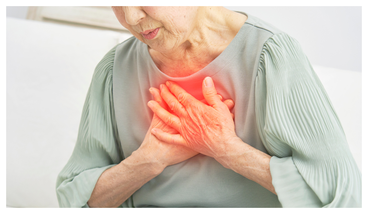 一名婦人心肌梗塞