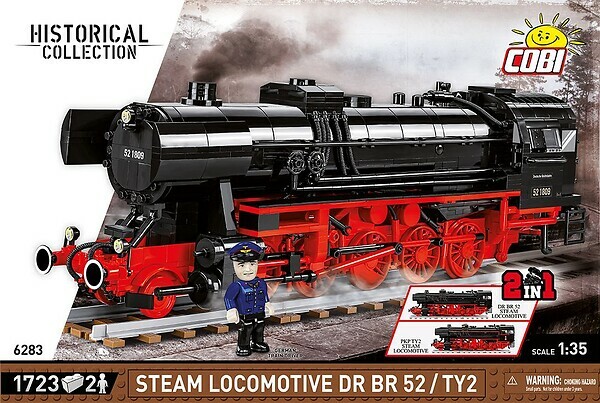 [訂金] Cobi : Train 6283 DR BR 52/TY2 Steam Locomotive (1723pcs)