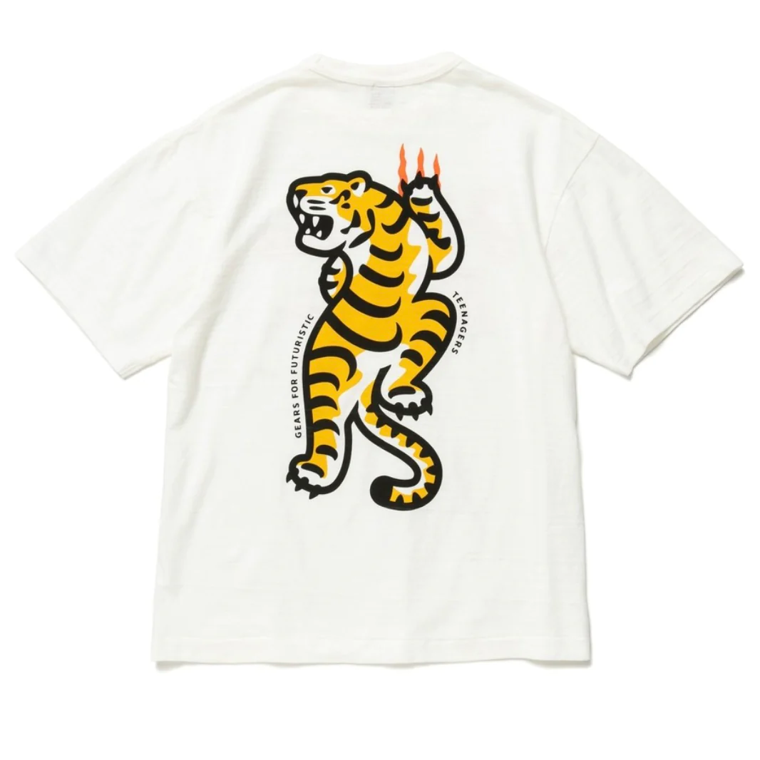 Human Made FW22 Tiger T-Shirt White (HM24TE012)