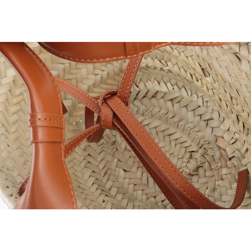 【Chloe】Chloe Sense 標誌刺繡牛皮編織小款二用包(焦糖色)