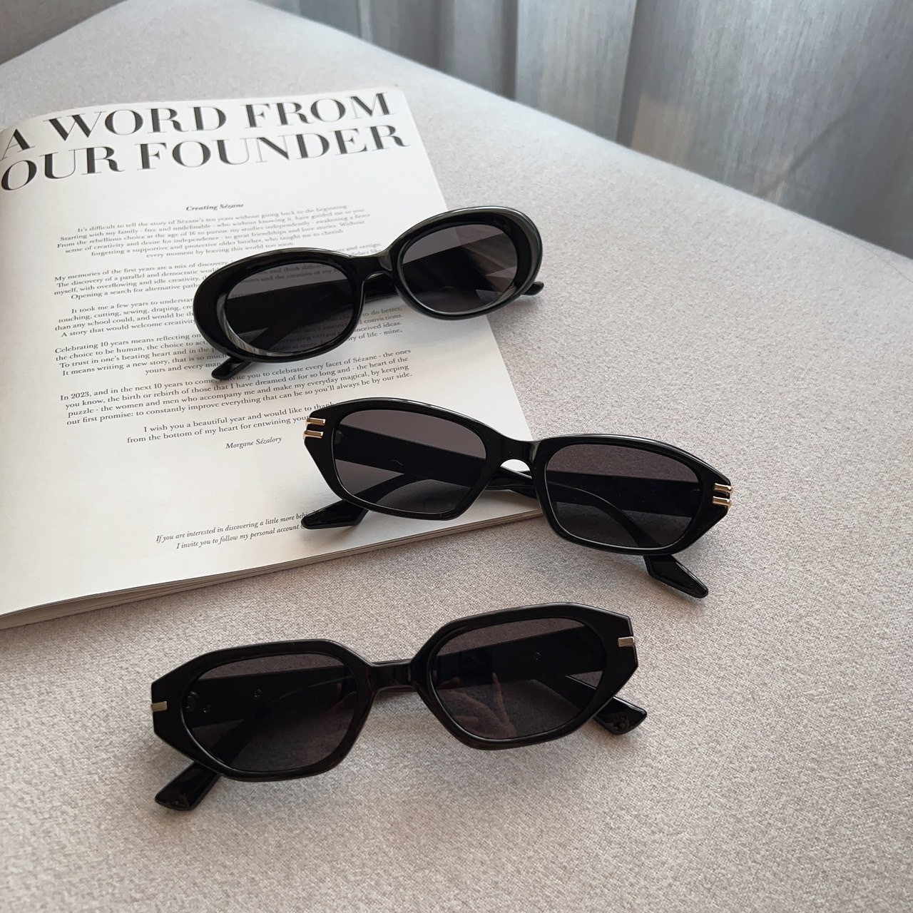 歐美復古個性膠框墨鏡/三款