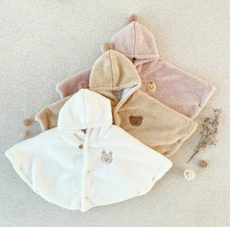 Dot to Dot 熊熊纖維披肩