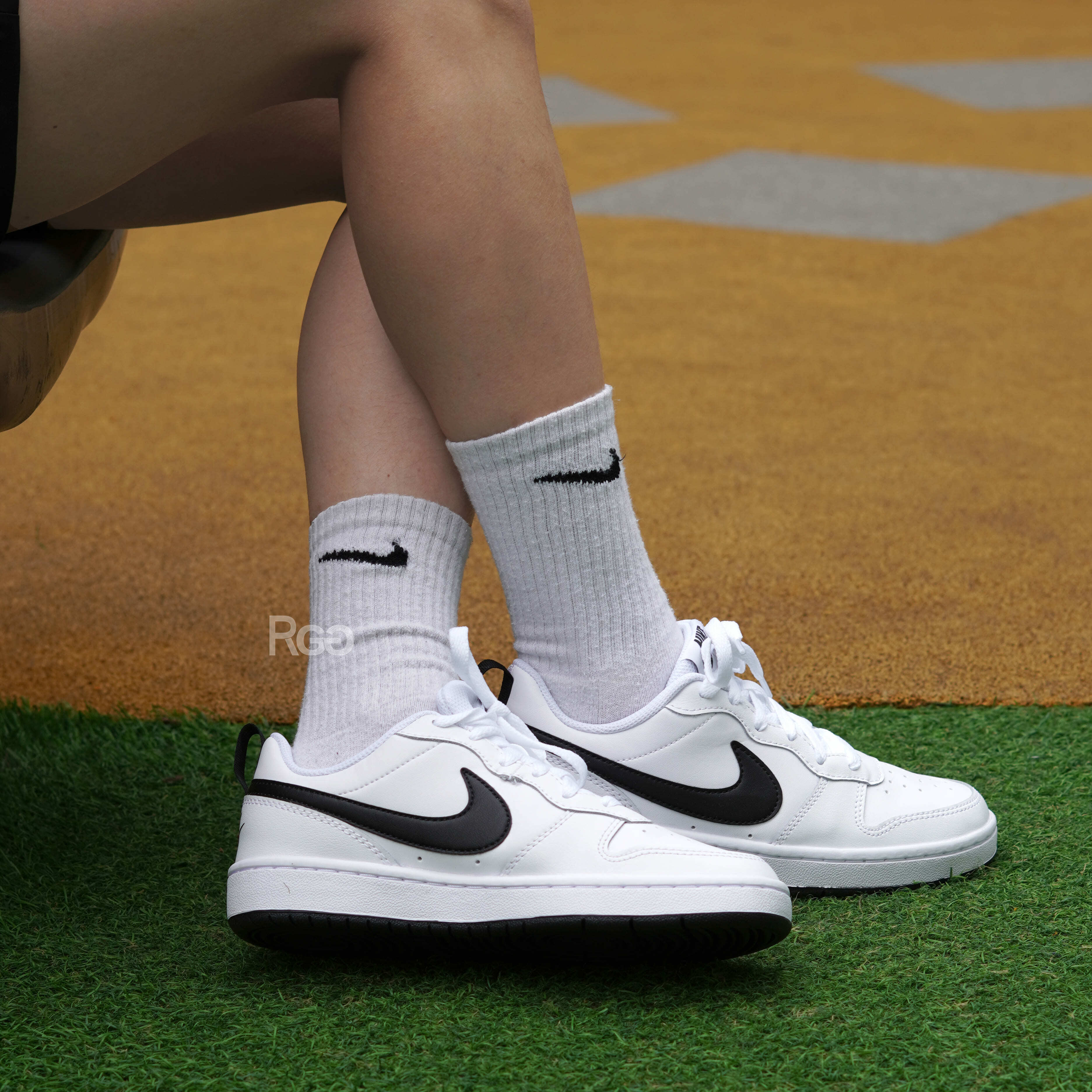 Nike Court Borough Low 2 (GS) 白黑熊貓小Dunk (BQ5448-104)