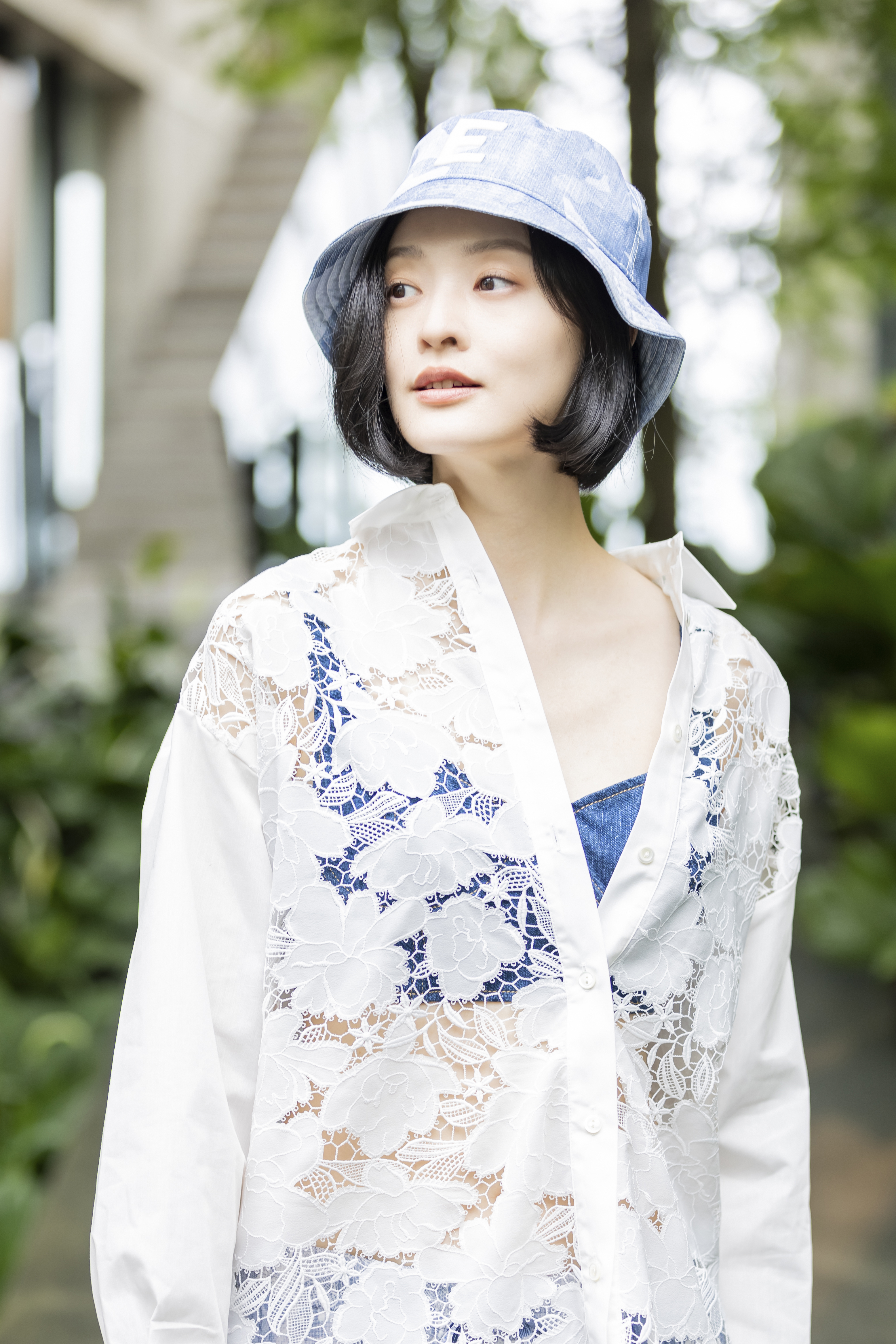 ERMANNO 迷彩漁夫帽