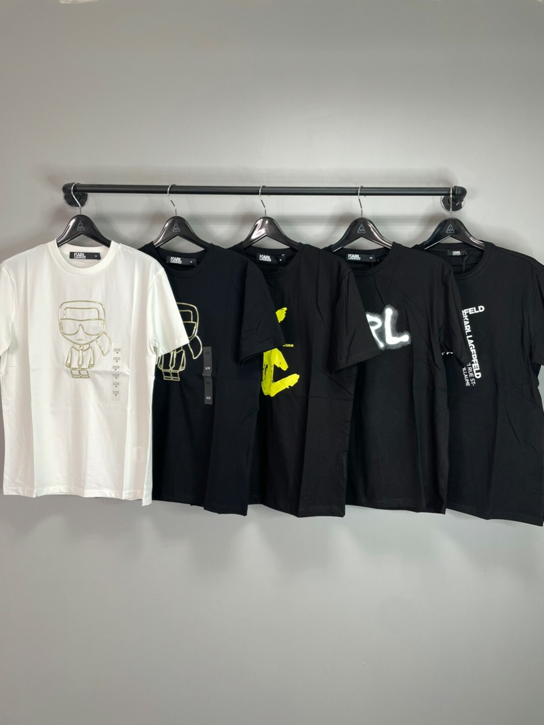 現貨折扣 KARL LAGERFELD 卡爾 老佛爺 經典卡爾 Logo 短T 多款