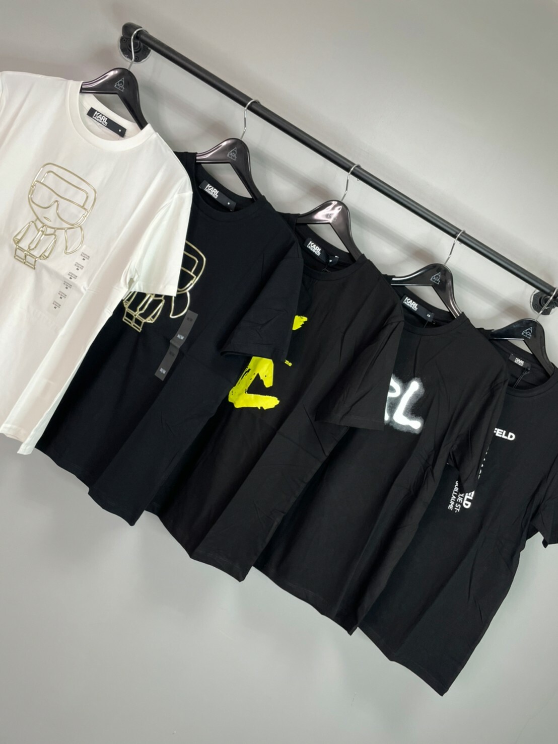 現貨折扣 KARL LAGERFELD 卡爾 老佛爺 經典卡爾 Logo 短T 多款