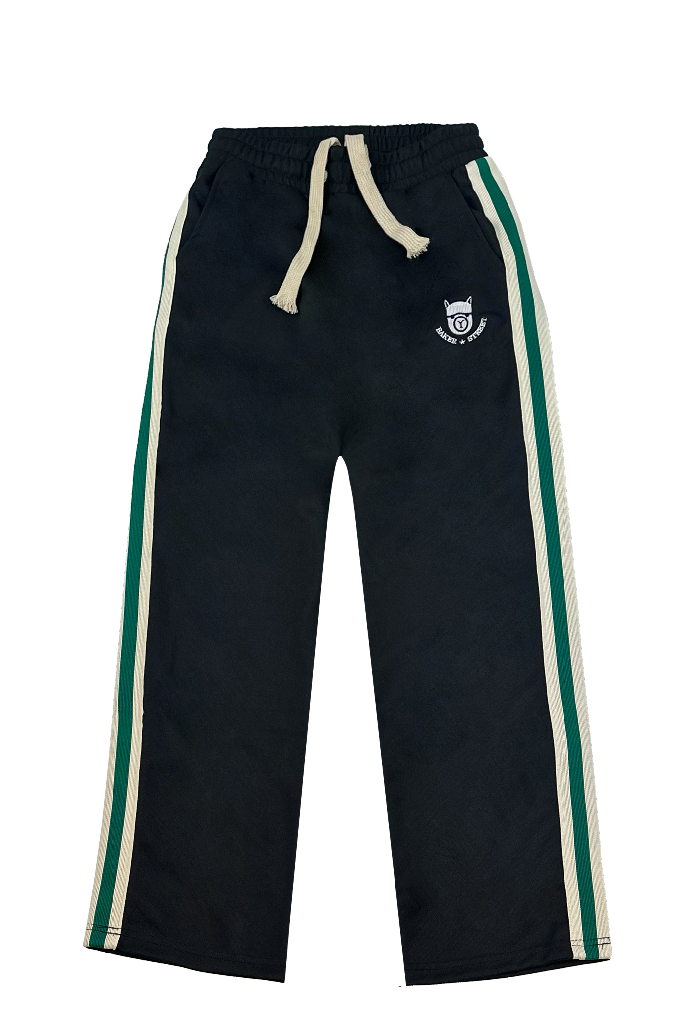 BKSTalpaca 配色剪接抽繩休閒褲