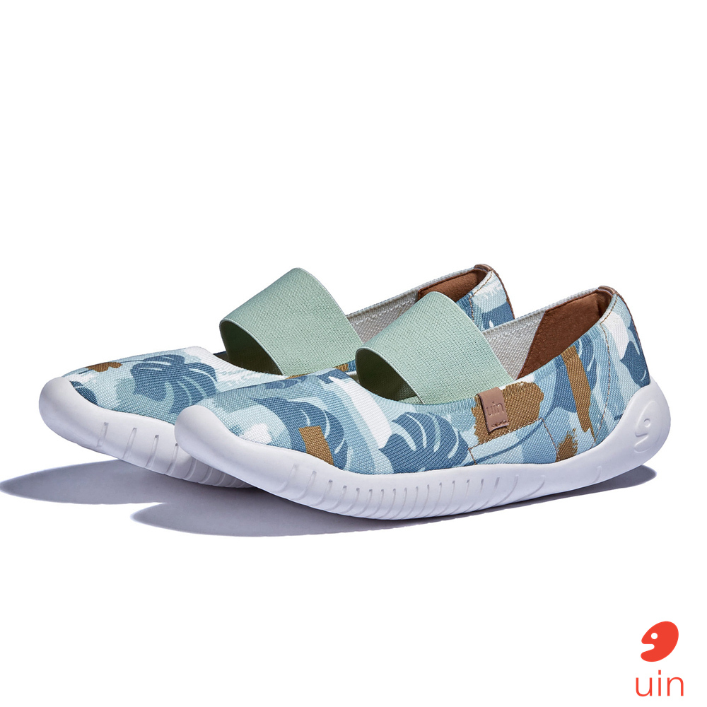 【Uin】西班牙原創設計 | 梅若卡6 夏日池塘 女鞋 彩繪鞋 休閒鞋 懶人鞋