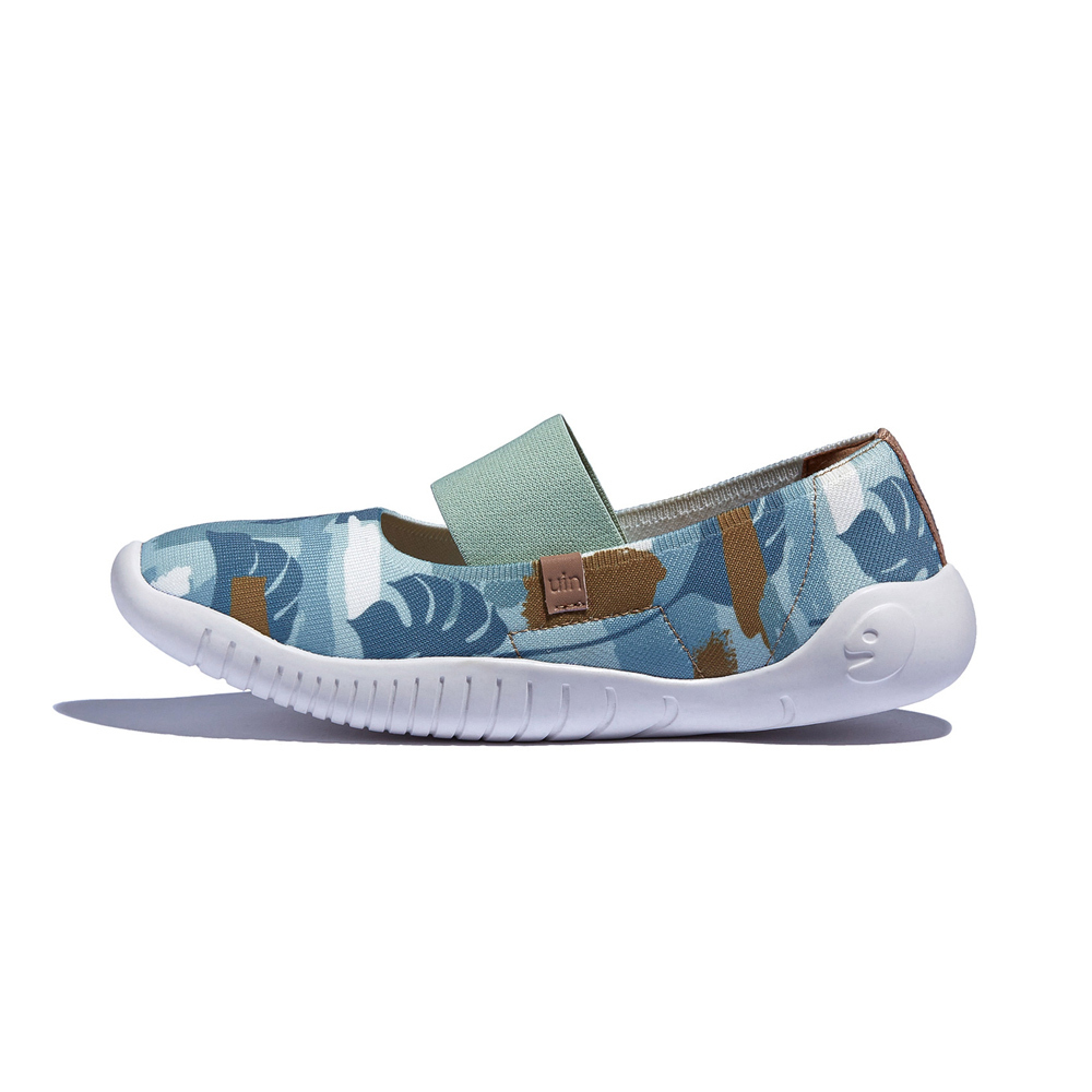 【Uin】西班牙原創設計 | 梅若卡6 夏日池塘 女鞋 彩繪鞋 休閒鞋 懶人鞋