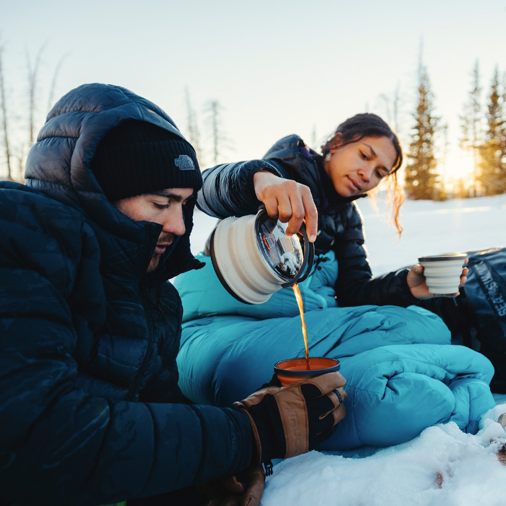 Sea to Summit X-摺疊餐具組11號 ( 1.3L茶壺x1、480ml折疊杯x2 )