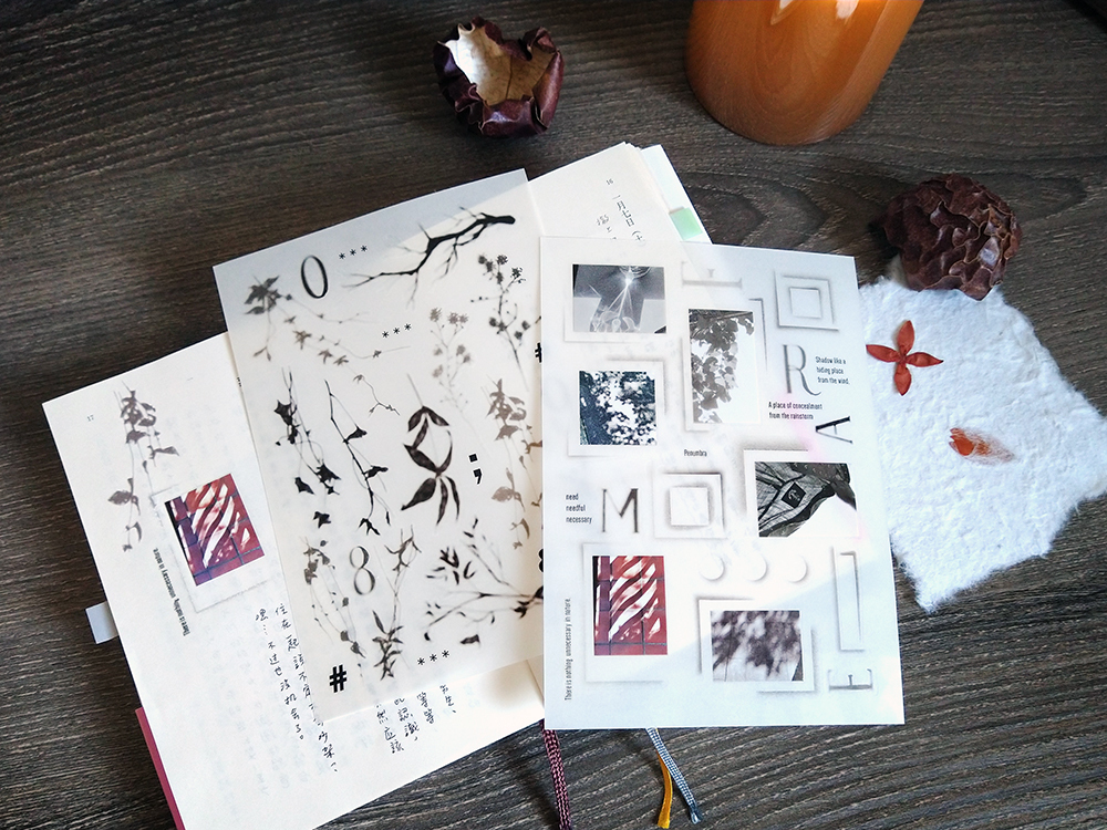 無色綻放．框影/疏影 半影 轉印貼紙