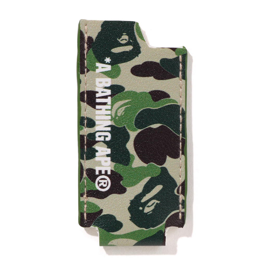 BAPE APE ABC CAMO LEATHER LIGHTER BIC 迷彩 打火機套 3色 現貨