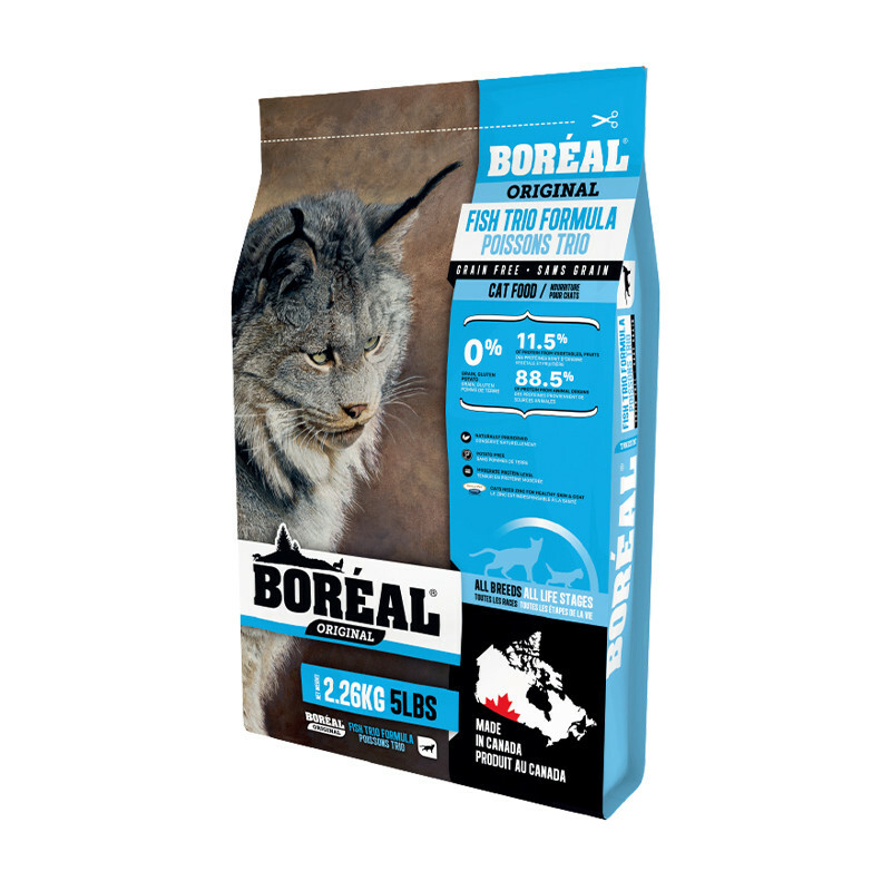 加拿大【BORÉAL波瑞歐】無穀海宴三重奏全貓配方 5LB